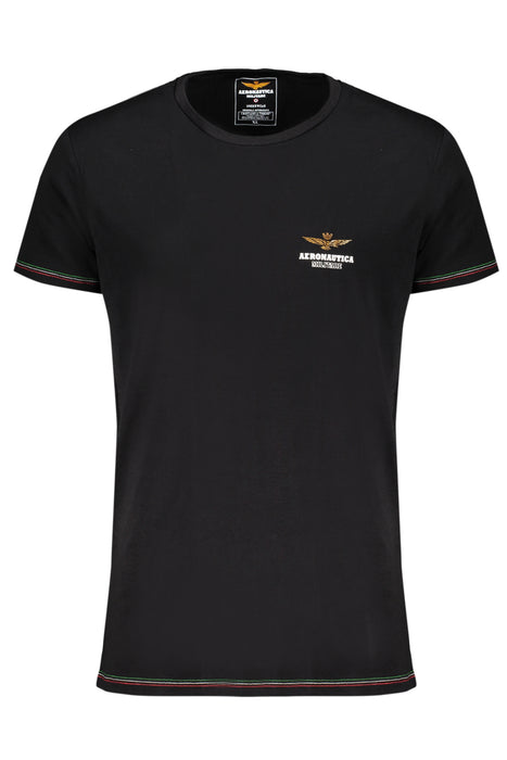 Aeronautica Militare Black Mens Outdoor T-Shirt