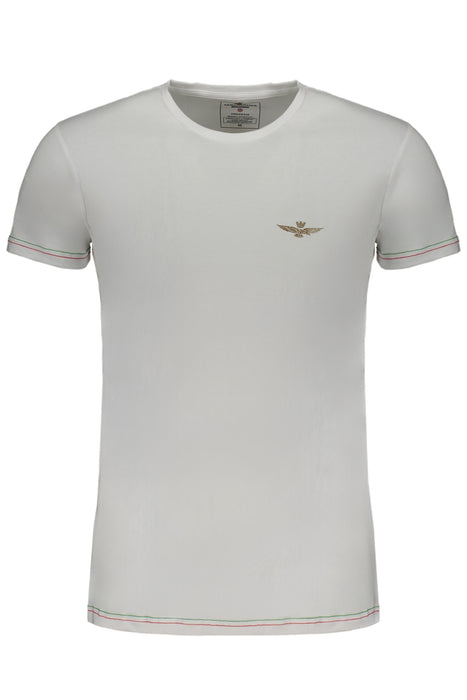 Aeronautica Militare Mens White Short Sleeve T-Shirt