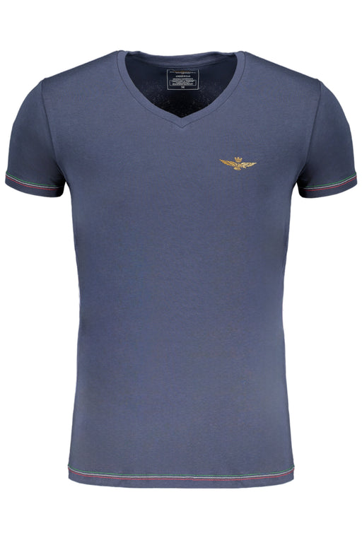 Eronautica Militare Mens Short Sleeved T-Shirt Blue