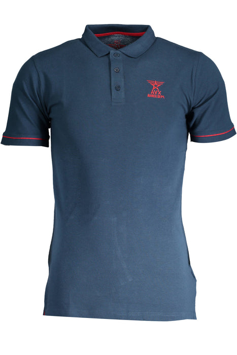 Avx Avirex Dept Polo Short Sleeve Man Blue