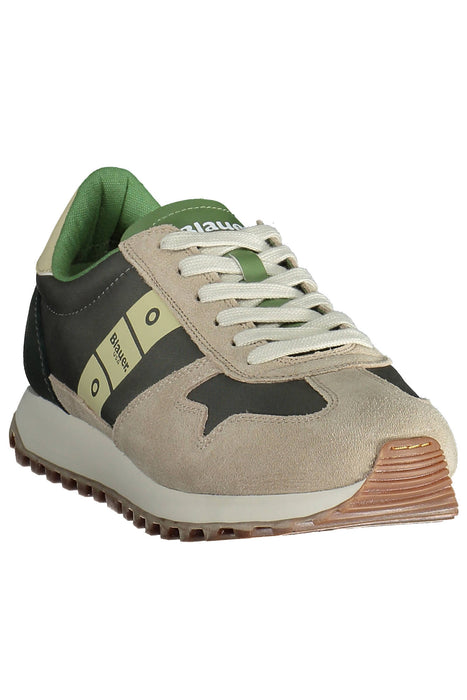 Blauer Beige Man Sport Shoes