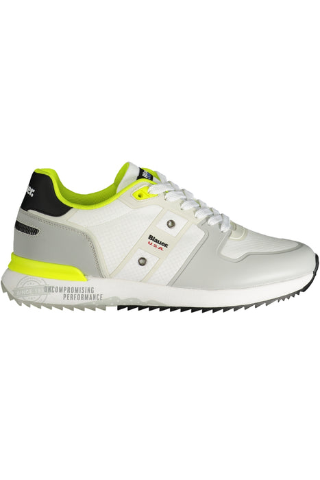 Blauer White Mens Sports Shoes