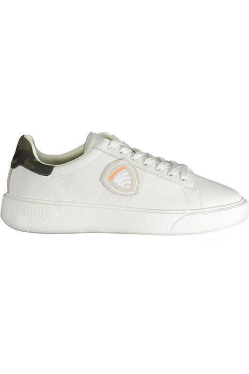 Blauer White Mens Sports Shoes