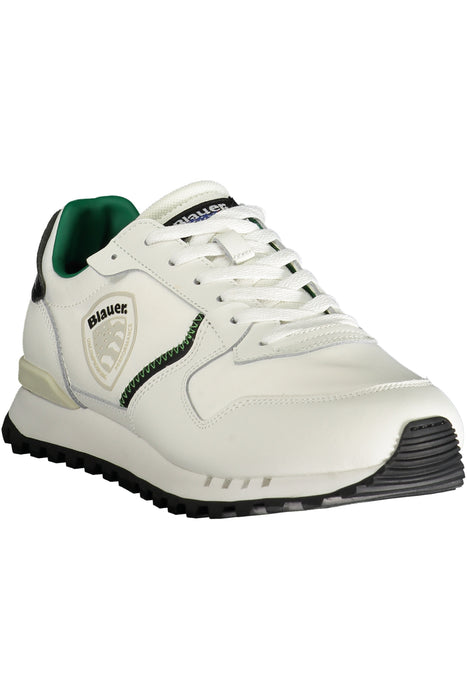 Blauer White Mens Sports Shoes