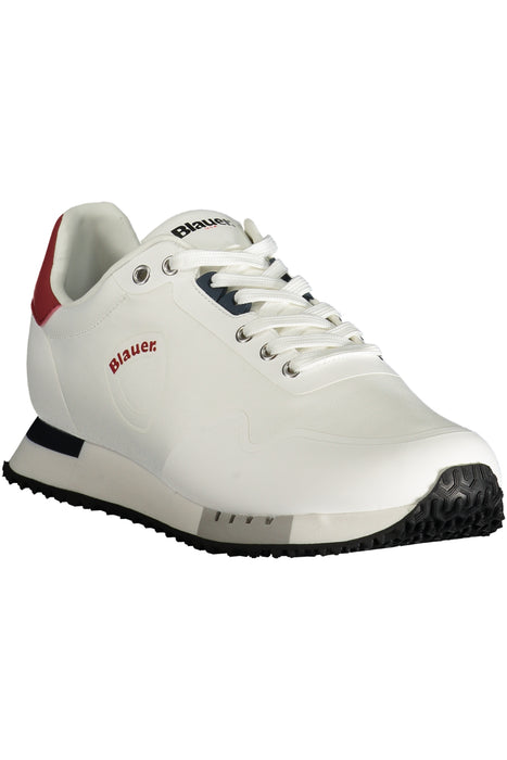 Blauer White Mens Sports Shoes