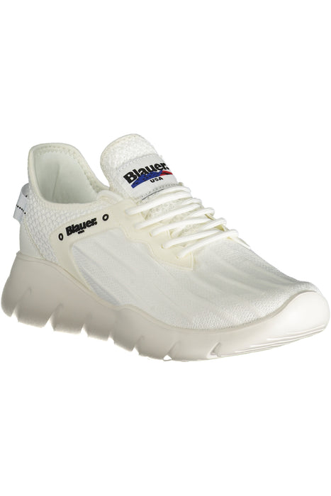 Blauer White Mens Sports Shoes