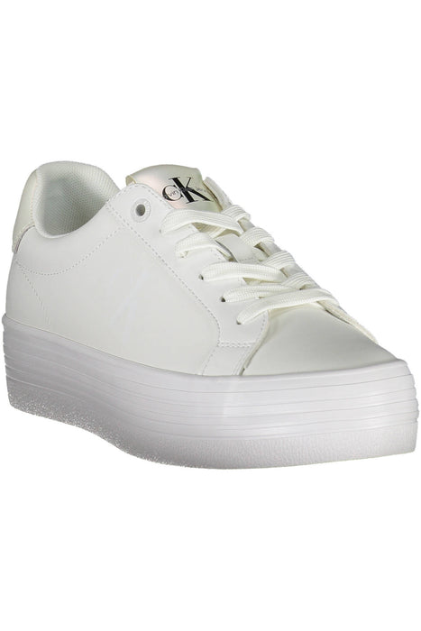 Calvin Klein White Womens Sports Shoes