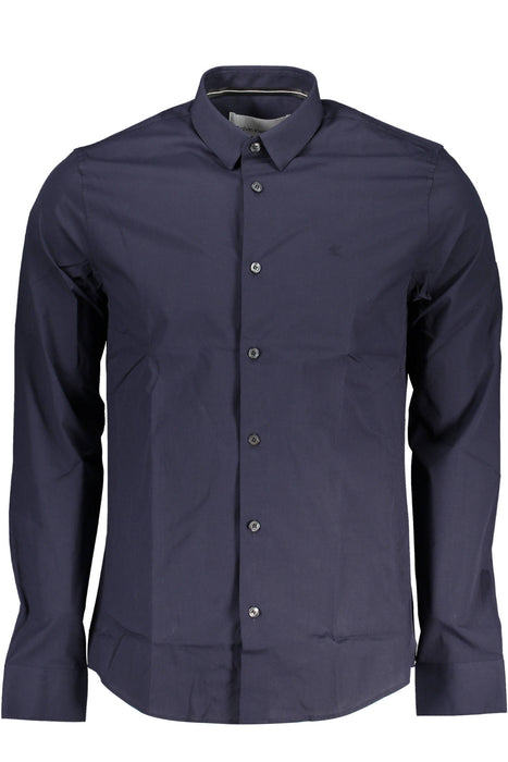 Calvin Klein Blue Man Long Sleeved Shirt