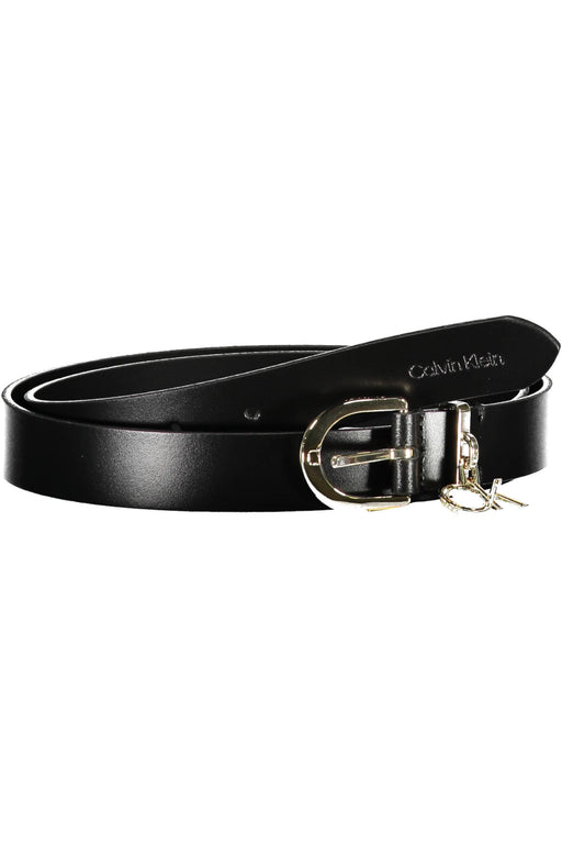 Calvin Klein Womens Leather Belt Black