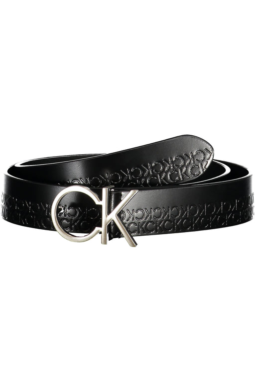 Calvin Klein Womens Black Leather Belt