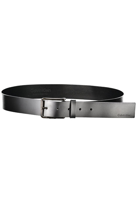 Calvin Klein Mens Black Leather Belt