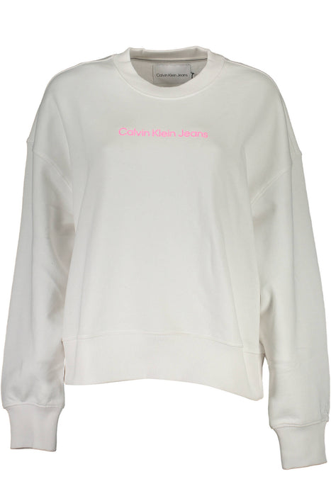 Calvin Klein Sweatshirt Without Zip Woman White