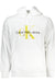 Calvin Klein Mens White Zipless Sweatshirt