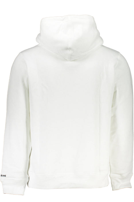 Calvin Klein Mens White Zipless Sweatshirt