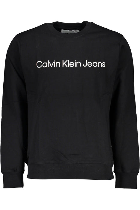 Calvin Klein Mens Black Zipless Sweatshirt