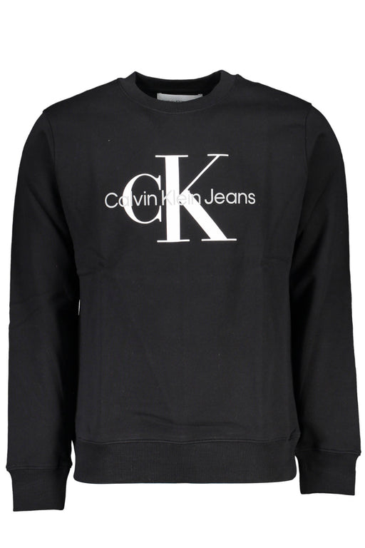 Calvin Klein Mens Black Zipless Sweatshirt