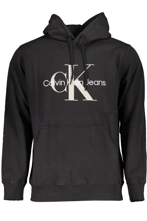 Calvin Klein Mens Black Zipless Sweatshirt