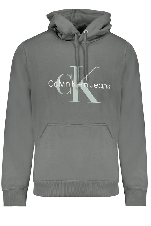 Calvin Klein Mens Green Zipless Sweatshirt