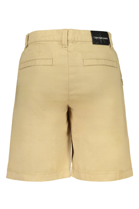 Calvin Klein Ανδρικό Beige Bermuda Pants | Αγοράστε Calvin Online - B2Brands | Μοντέρνο, Ποιοτικό