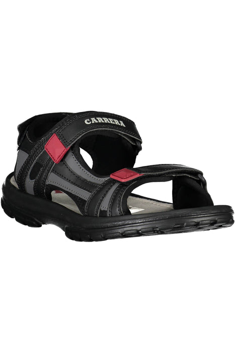 Carrera Black Man Sandal Footwear