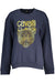 Cavalli Class Womens Zipless Sweatshirt Blue