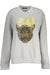 Cavalli Class Womens Gray Zipless Sweatshirt