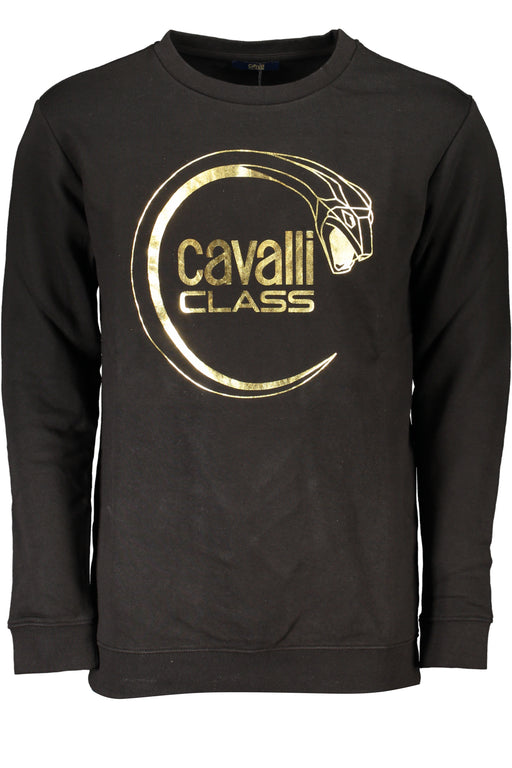 Cavalli Class Mens Black Zip-Out Sweatshirt