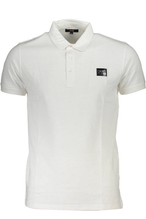 Cavalli Class Polo Short Sleeve Man White