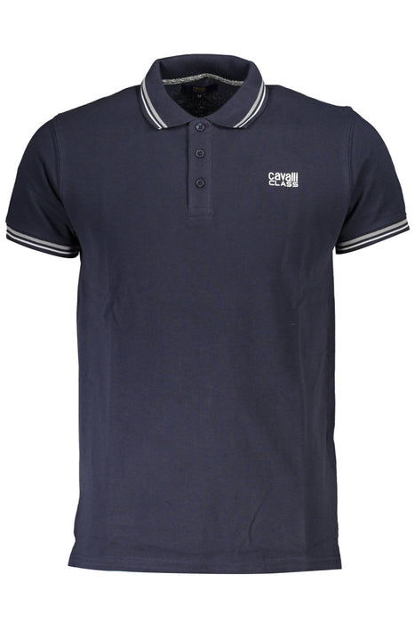 Cavalli Class Polo Short Sleeve Man Blue