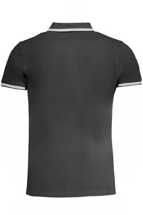 Cavalli Class Mens Short Sleeved Polo Shirt Black