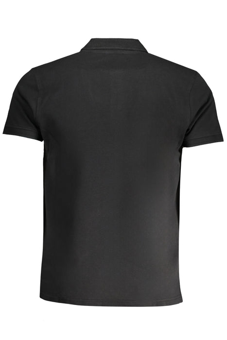 Cavalli Class Mens Short Sleeved Polo Shirt Black