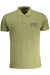 Cavalli Class Mens Green Short Sleeved Polo Shirt