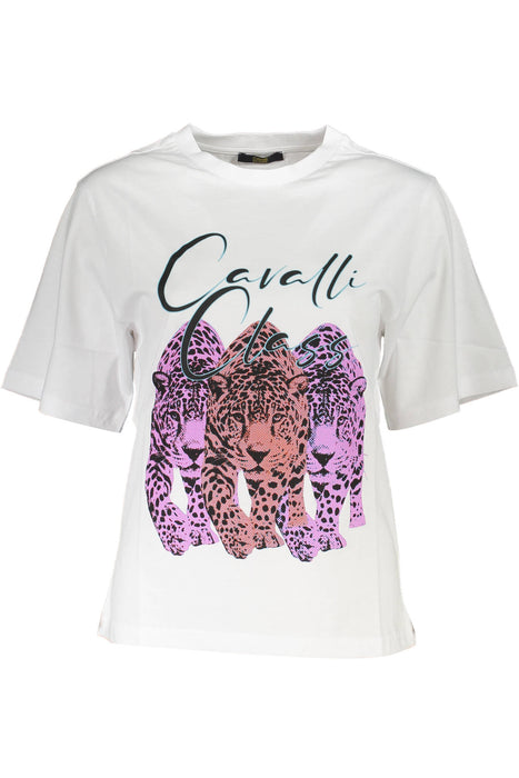 Cavalli Class T-Shirt Short Sleeve Woman White