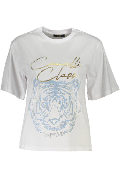 Cavalli Class T-Shirt Short Sleeve Woman White