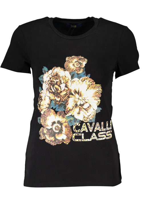 Cavalli Class Womens Short Sleeve T-Shirt Black