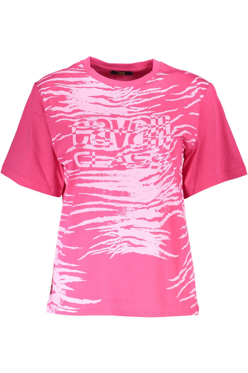 Cavalli Class T-Shirt Short Sleeve Woman Pink