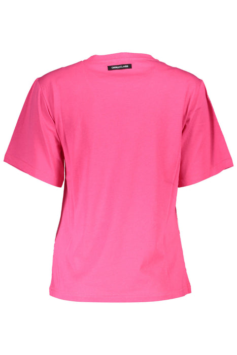 Cavalli Class T-Shirt Short Sleeve Woman Pink