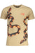 Cavalli Class Mens Short Sleeved T-Shirt Beige