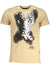 Cavalli Class Mens Short Sleeved T-Shirt Beige