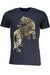 Cavalli Class Mens Short Sleeved T-Shirt Blue