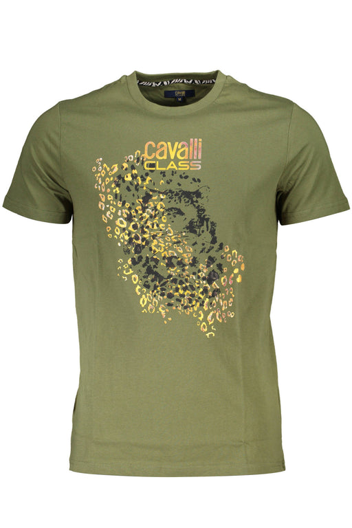 Cavalli Class T-Shirt Short Sleeve Man Green