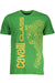 Cavalli Class Green Mens Short Sleeved T-Shirt