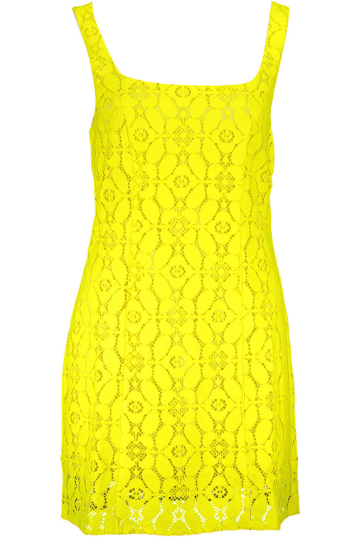 Desigual Womens Short Dress Yellow