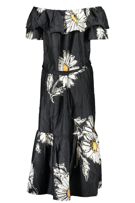 Desigual Black Womens Long Dress