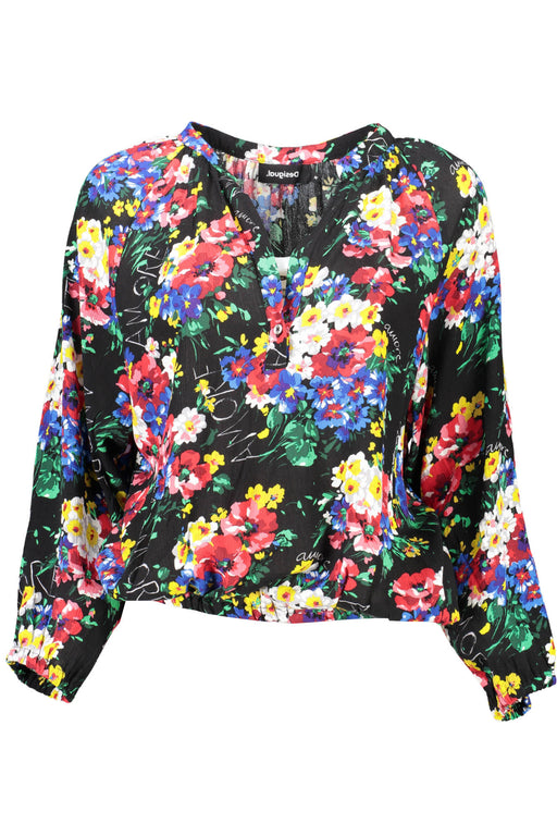 Desigual Womens Long Sleeve T-Shirt Black