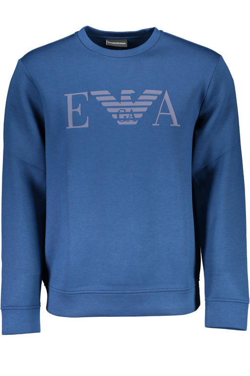 Emporio Armani Mens Blue Sweatshirt Without Zip