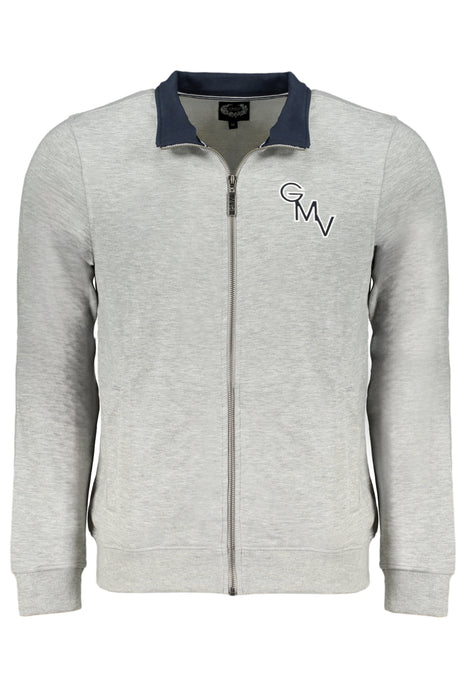 Gian Marco Venturi Mens Gray Zip Sweatshirt