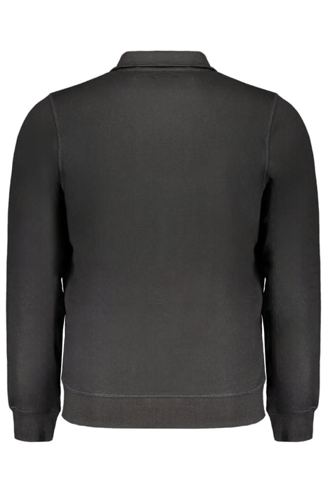 Gian Marco Venturi Mens Black Zip Sweatshirt