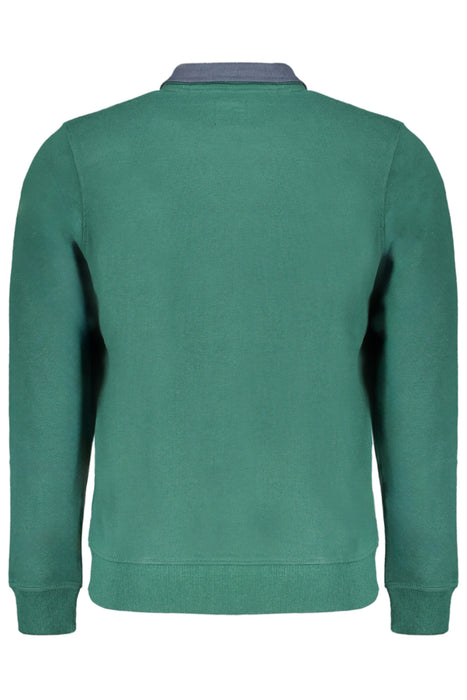 Gian Marco Venturi Mens Green Zip Sweatshirt