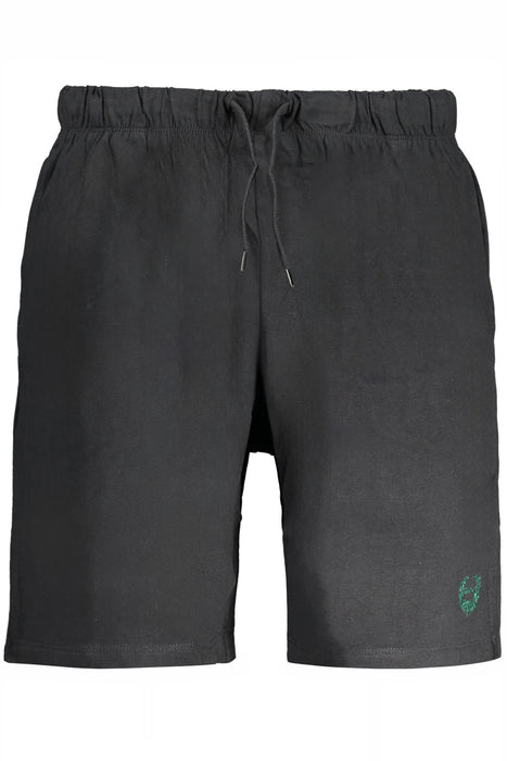 Gian Marco Venturi Mens Black Short Pants